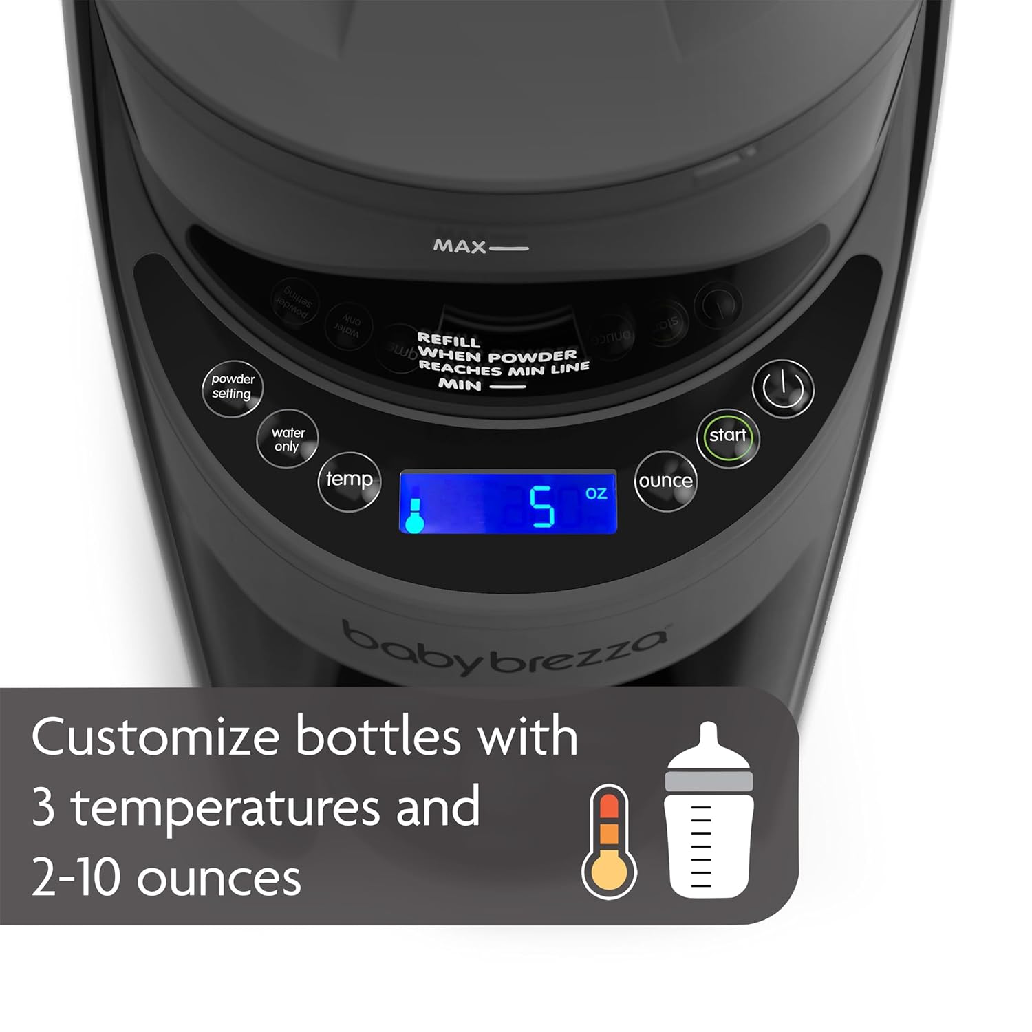 Baby Brezza New and Improved Formula Pro Advanced Formula Dispenser Machine - Automatically Mix a