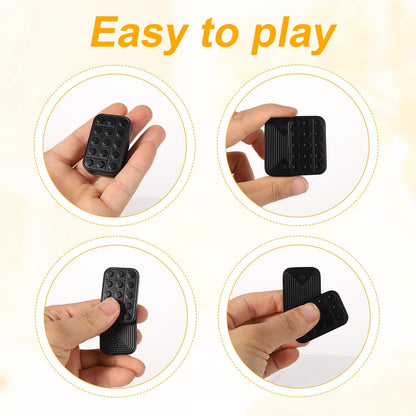 Metal Fidget Slider, Fidget Toys Slider Black Magnetic Metal Fidget Toy EDC Metal Push Slider Toys for Adults Stress Reduce Office, Home, School