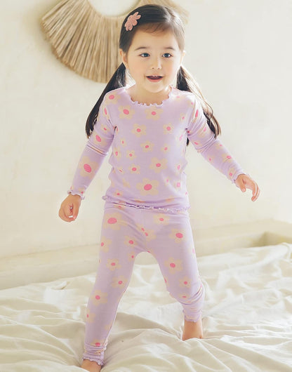VAENAIT BABY 6M-12Y Kids Unisex Girls & Boys Soft Comfy Modal Tencel Sleepwear Pajamas 2pcs or 4pcs Set