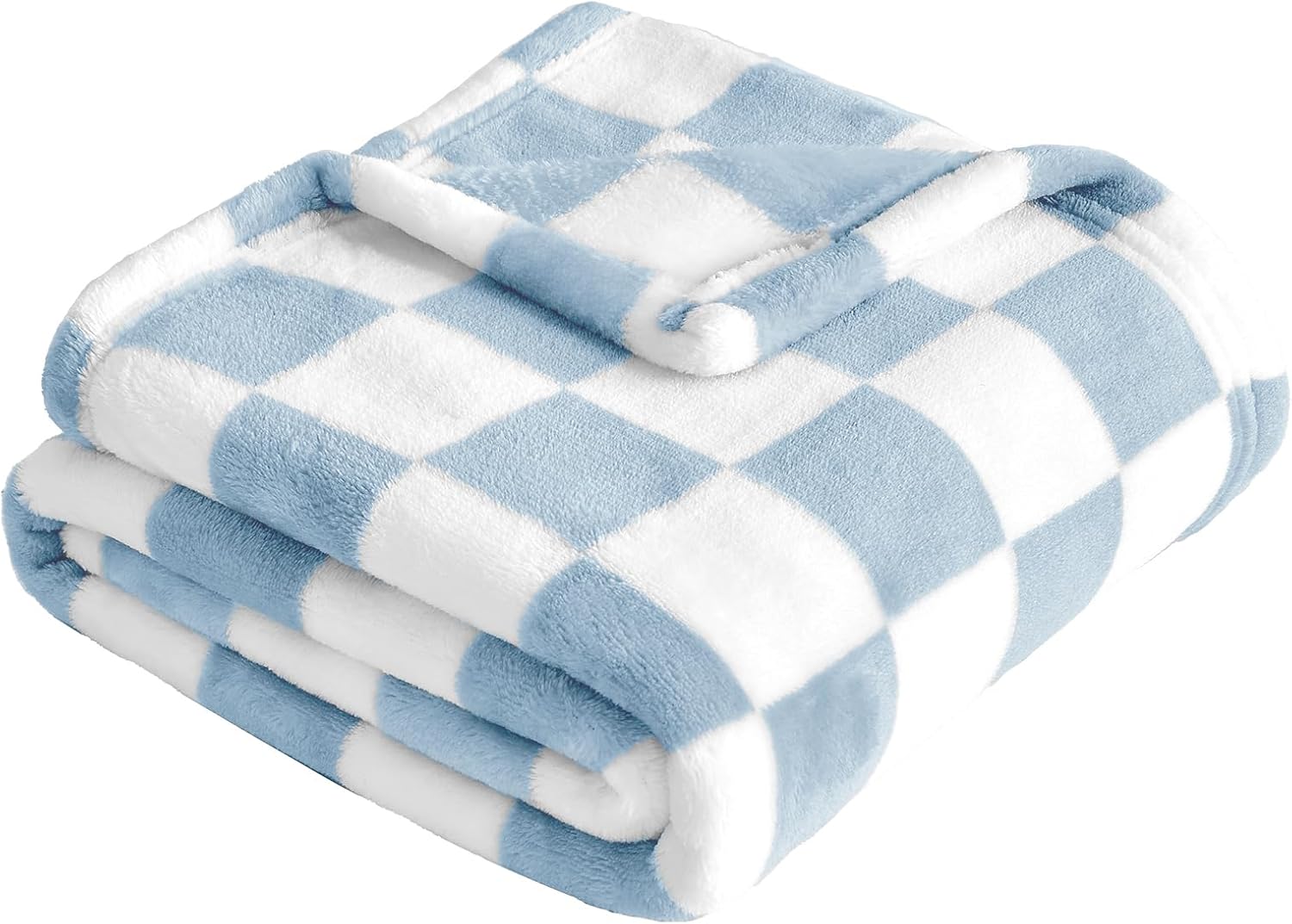 Yurhap Checkered Baby Blanket Fleece Baby Blankets for Boys, Ultra Soft Cozy Fluffy Infant Toddler