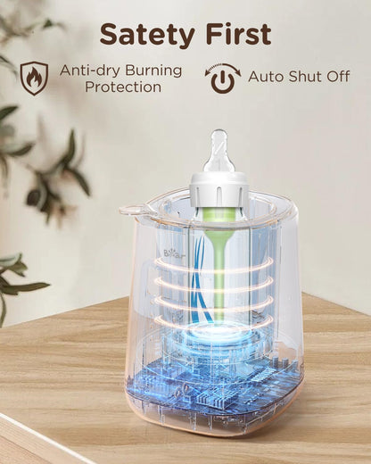 Bear Baby Bottle Warmer, Milk Warmer Breastmilk Bag Formula Fast Warming for New Born Baby Bottles
