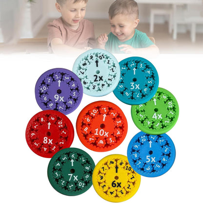 Math Fidget Spinner,Number Round Math Fidget Spinner for Children, Learn Multiplication & Division (18)