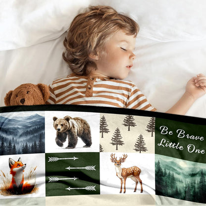 Ship Next Day, Personalized Baby Blankets - Printed in USA, Custom Name Blanket, Baby Blanket with
