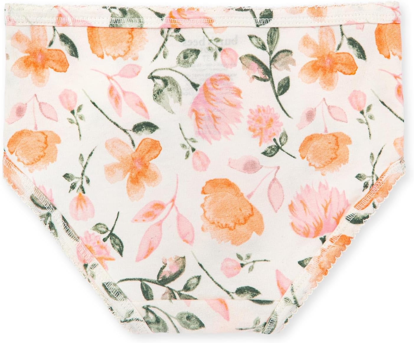 Burt's Bees Baby Toddler Girls' Underwear Set of 5 - Solids, Stripes,Prints, Tag-Free with Sizes for 2T to 8 Years Old