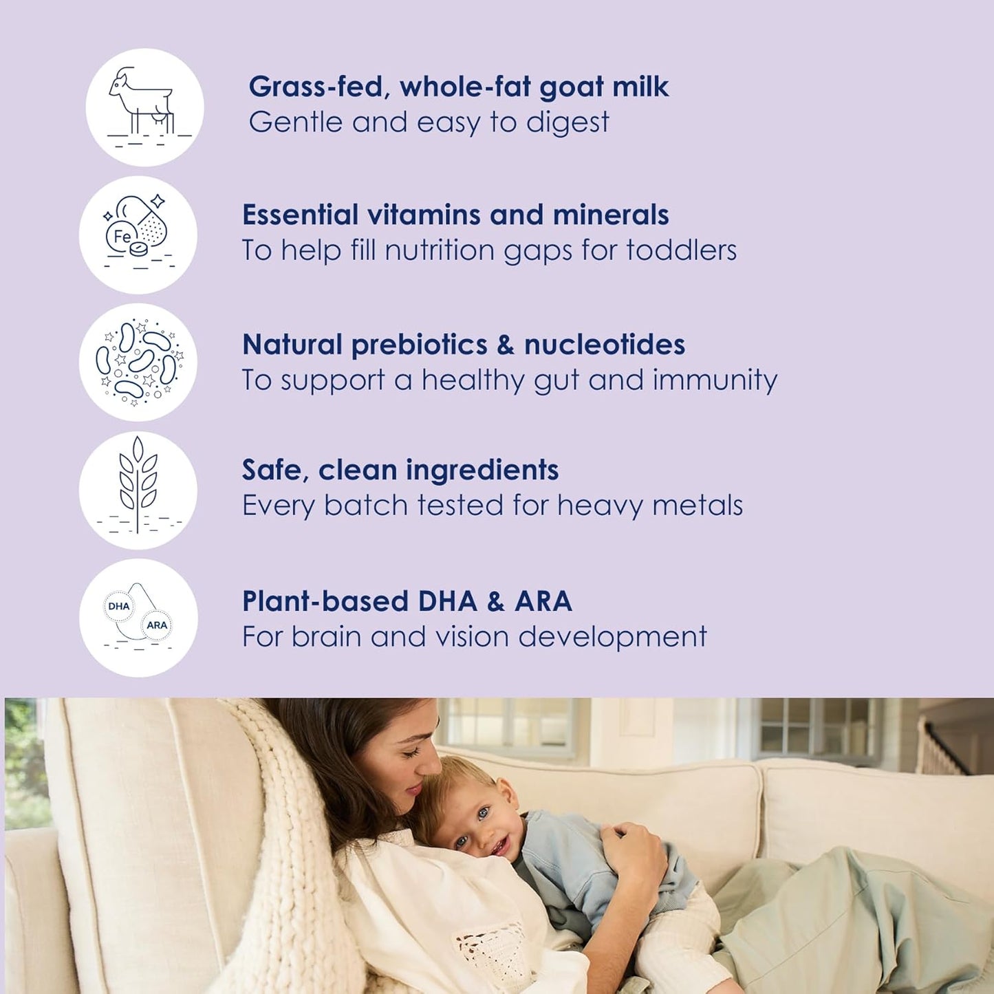 Kabrita Goat Milk Toddler Nutrition, 12-24 Months - Easy to Digest, Contains Vitamin D, Calcium