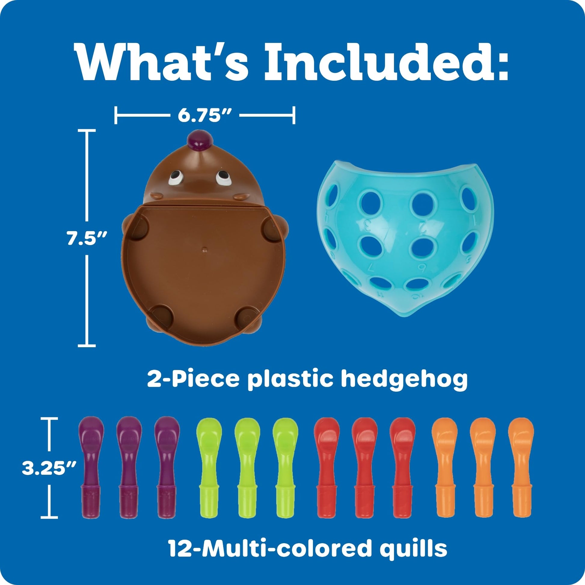 Learning Resources Spike The Fine Motor Hedgehog - Toddler Montessori Toys, Stacking Shape, Gifts