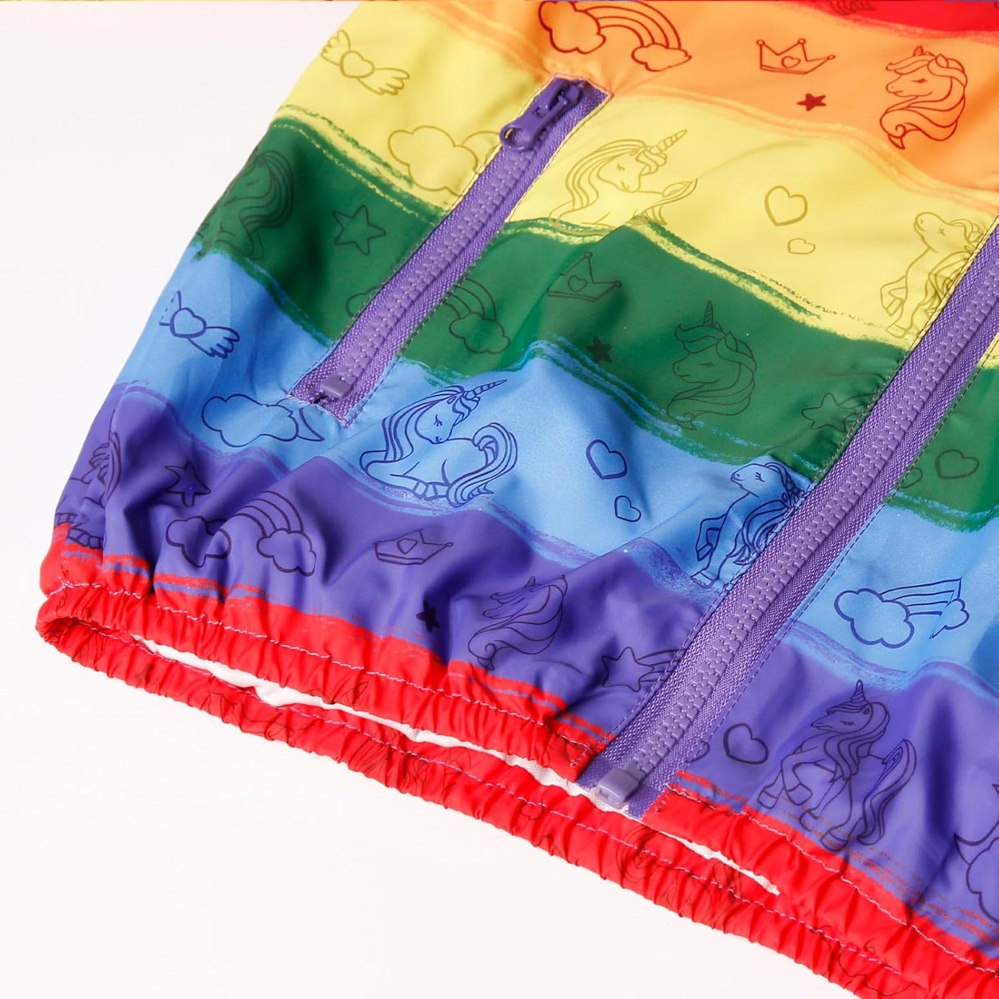 WELAKEN Lightweight Jacket for Girls Kids & Toddler II Girls' Print Water-Resistant Jacket