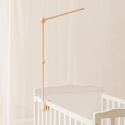 Updated Wooden Mobile Arm for Crib 30 inches- Baby Mobile Hanger for Crib Nursery Mobile Holder 360° Rotatable for Hanging Baby Mobiles Plush Dolls | Gift for Baby Shower & Nursery Decoration