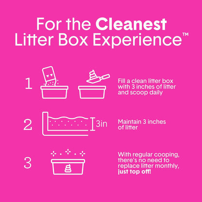Boxie® Glo™ 30 Day Odor Control Clumping Clay Cat Litter, 28lb, Multi-Cat, 99.9% Dust-Free, Low Tracking, UV Light Attractant, Superior Clumping for Easy Scooping
