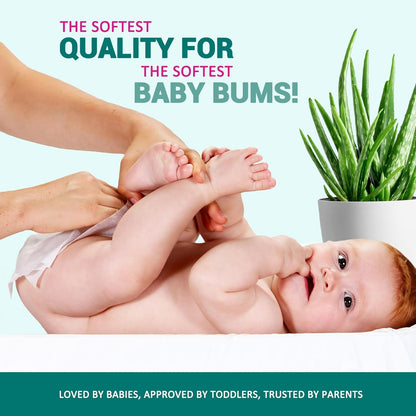 MED PRIDE Scented Baby Wipes Packs in Bulk, 24 Packs X 80 = 1920 Count, Alcohol-Free, Paraben-Free, with Aloe Vera & Vitamin E