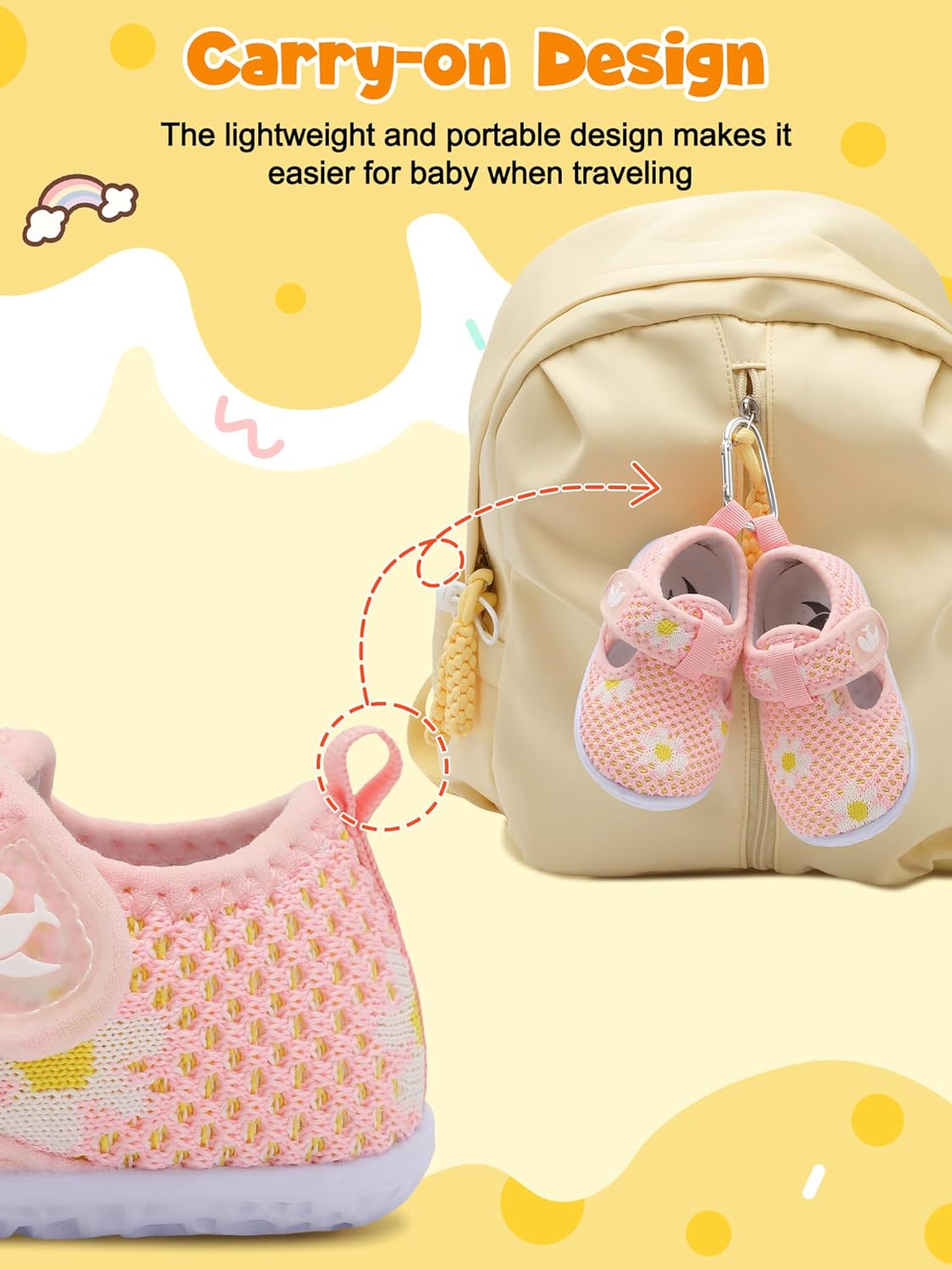 FEETCITY Barefoot Baby Shoes Girls Boys Walking Shoes Infant Sneakers Lightweight Flexible Newborn Dress School Shoe