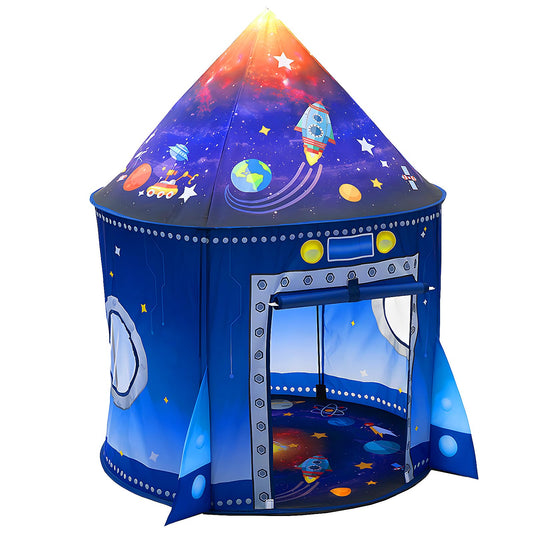 WillingHeart Play Tent for Kids, Rocket Ship Spaceship Space Themed