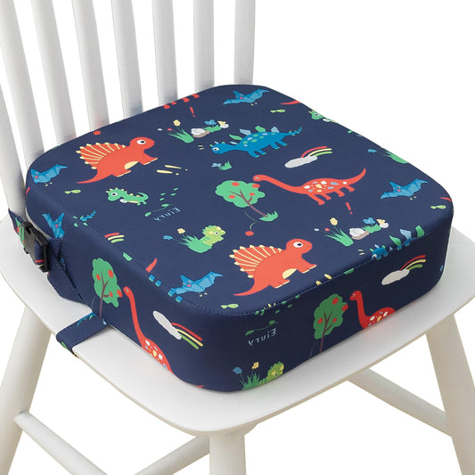 Eiury Toddler Booster Seat for Dining Table, Portable Kids Booster Seat with Safety Buckles