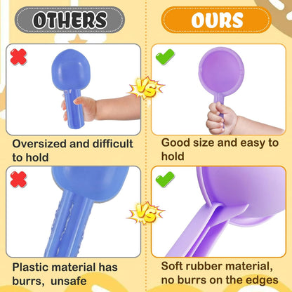 Small Soft Bath Toys for Toddlers 1-3 - Super Easy to Clean Water Table Toys Baby Tub Swimming Pool