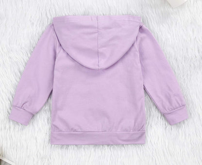 Imcute Baby Zip Up Hoodie, Unisex inflant Toddler Long Sleeve Sweatshirts Lightweight Jacket Hooded Coats Fall Winter Outfits