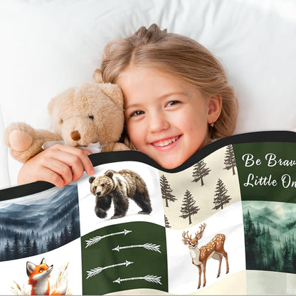 Ship Next Day, Personalized Baby Blankets - Printed in USA, Custom Name Blanket, Baby Blanket with