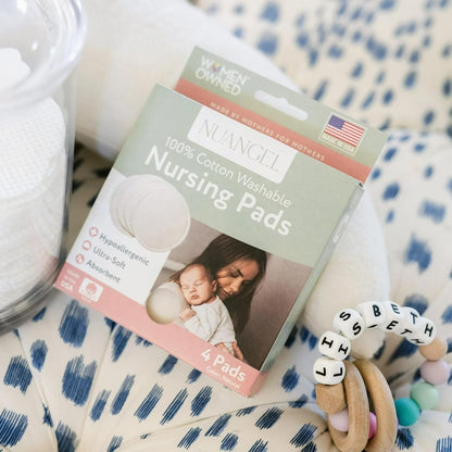 Natural Cotton Washable Nursing Pad, Essential for Newborn Care, Perfect Breast Pads for Leaking