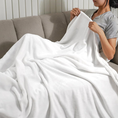 PHF Ultra Soft Fleece Throw Blanket, No Shed No Pilling Luxury Plush Cozy 300GSM Lightweight