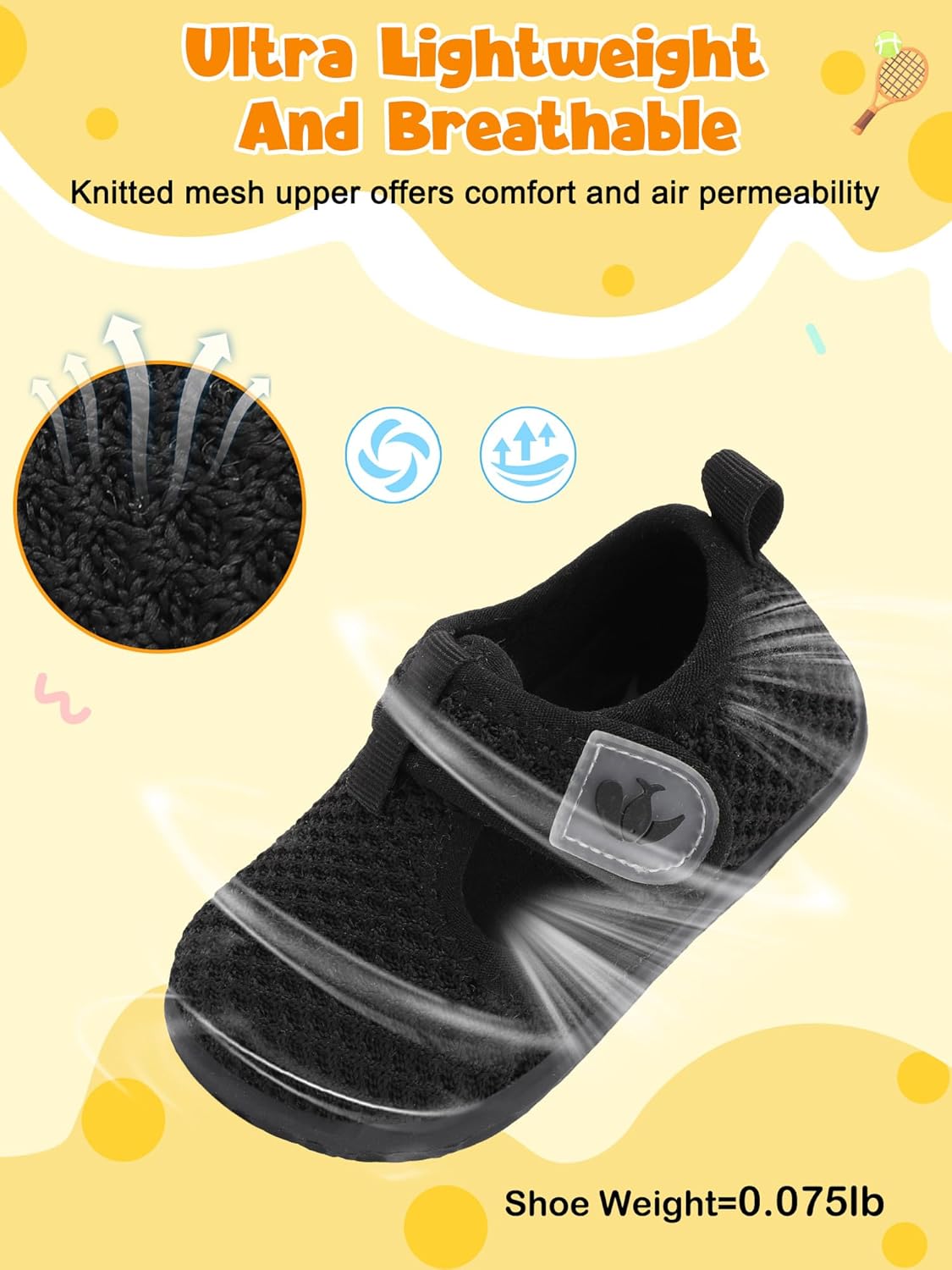 FEETCITY Barefoot Baby Shoes Girls Boys Walking Shoes Infant Sneakers Lightweight Flexible Newborn Dress School Shoe