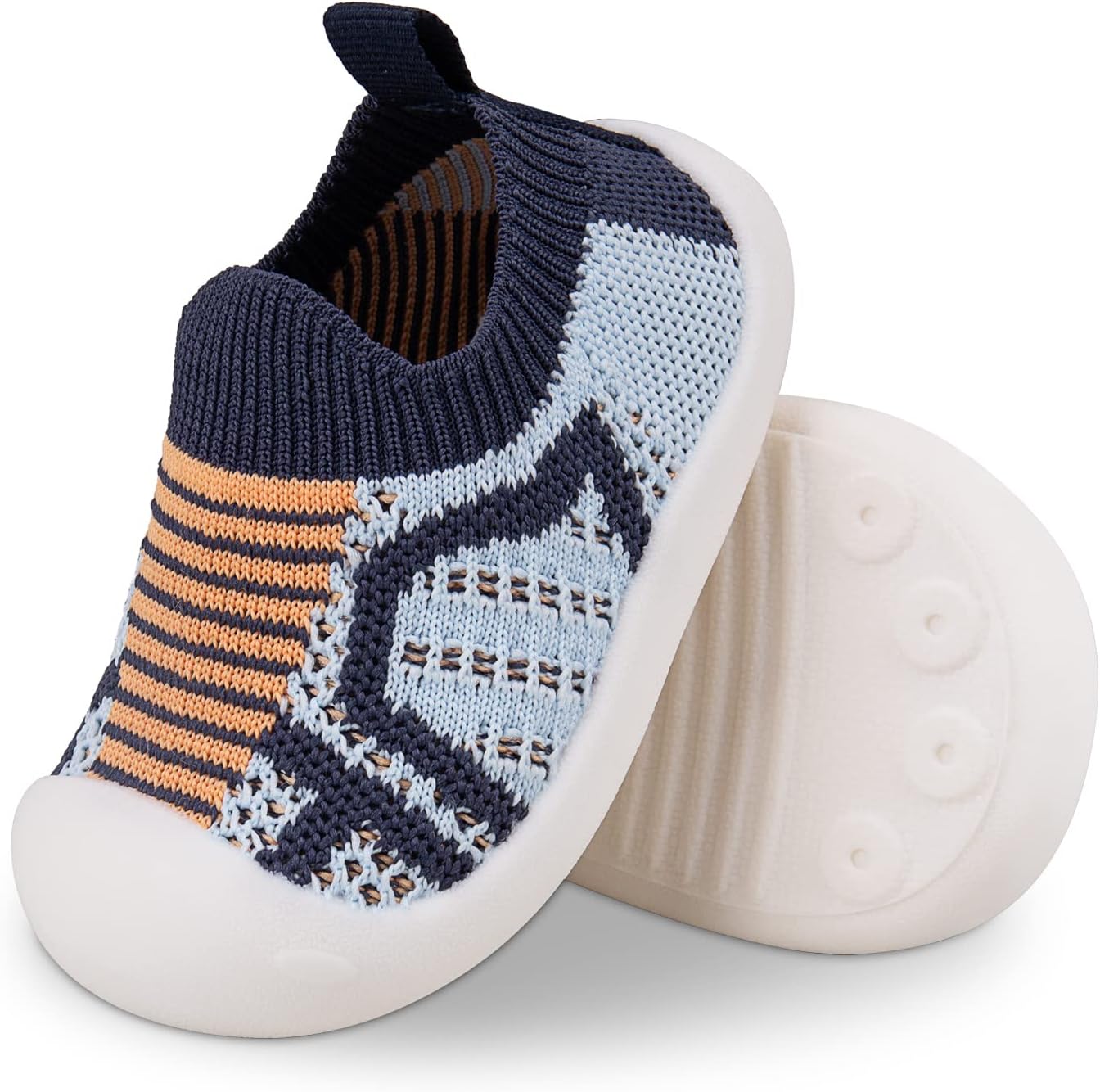 Charrost Toddler Baby Girl Boy First Walking Shoes Checkered Sneakers Sizes 3/4/5/6/7/8T. Soft, Cute,Flexible for First Walkers. Non-Slip, Slip On, Wide Toe Box Indoors Outdoors