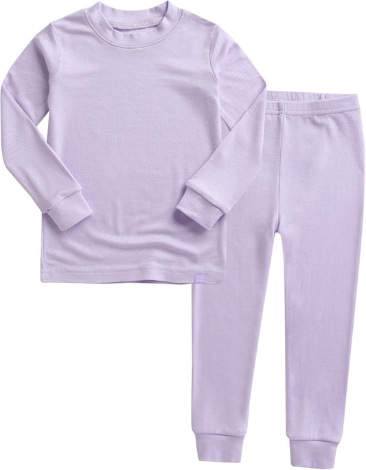 VAENAIT 6M-12Y Toddler Toddler Kids Toddler Girls Boys Soft Comfy Modal Tencel Solid Raglan