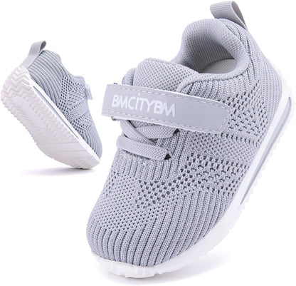 BMCiTYBM Baby Boy Girl Shoes Breathable Mesh Walking Shoes Lightweight Non-Slip Sneakers Infant First Walkers 6 9 12 18 24 Month