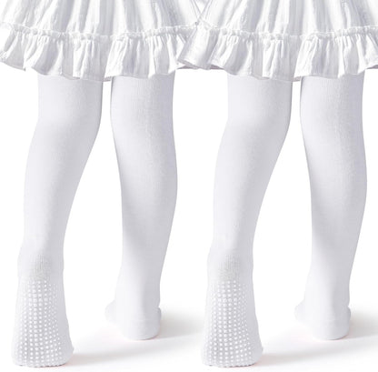 Baby Tights Non Slip Toddler Stockings Tights with Grippers Seamless Soft Cotton Knit Leggings Newborn