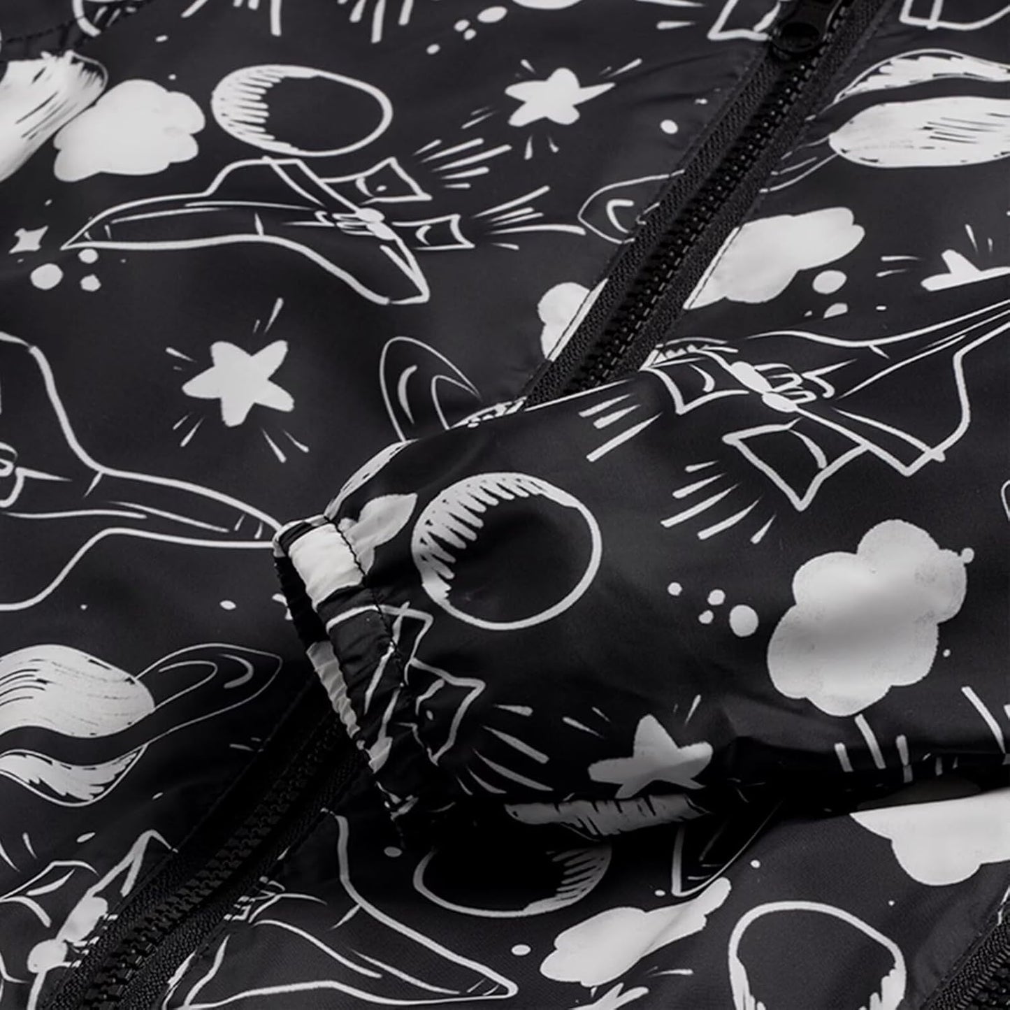 WELAKEN Lightweight Jacket for Girls Kids & Toddler II Girls' Print Water-Resistant Jacket