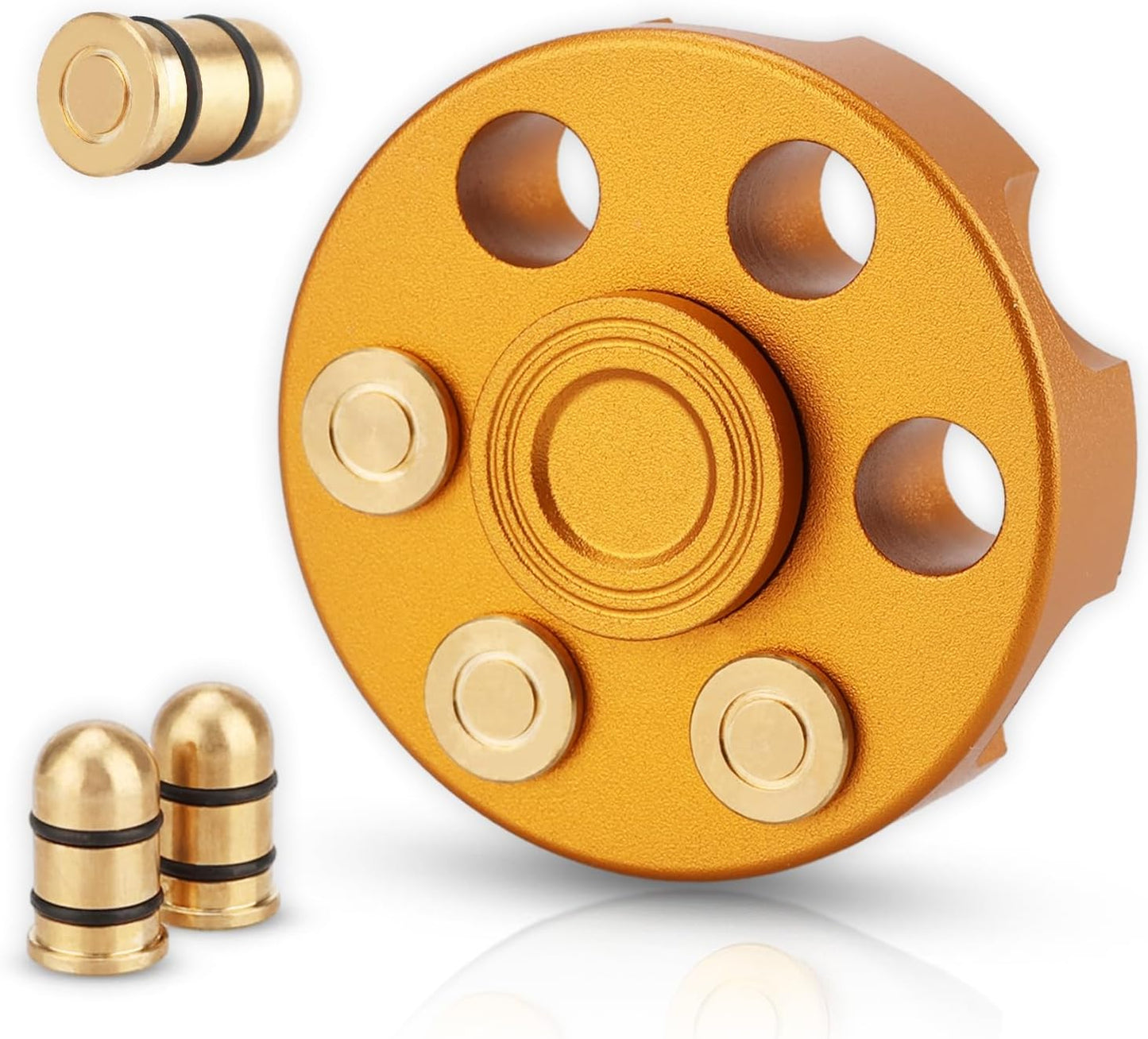 Cool Fidget Sensory Toy, Transformable Metal ADD ADHD Autism Stress Reducer Reliever, Anti Anxiety Desk Toy, Noise Free Focus Gift with Carrying Case for School Home Office Classroom - Rose Gold