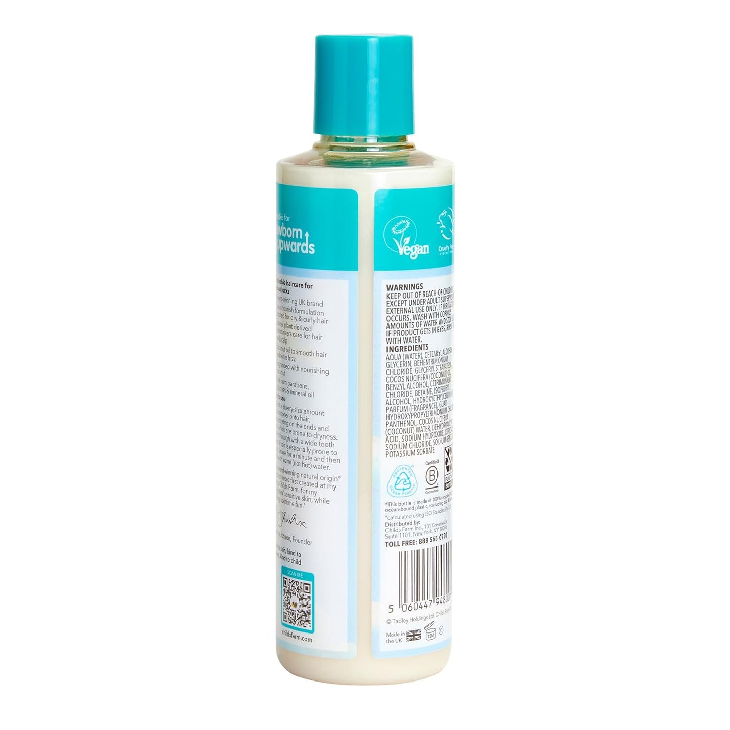 Childs Farm, Kids Conditioner for Curly, Dry Hair, Coco- Nourish Conditioner, Contains Wonderful