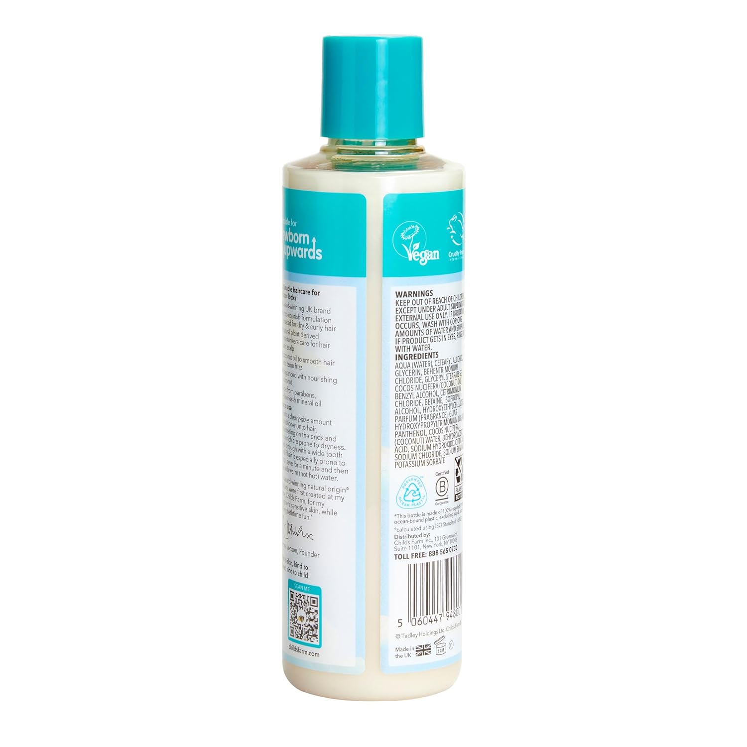 Childs Farm, Kids Conditioner for Curly, Dry Hair, Coco- Nourish Conditioner, Contains Wonderful