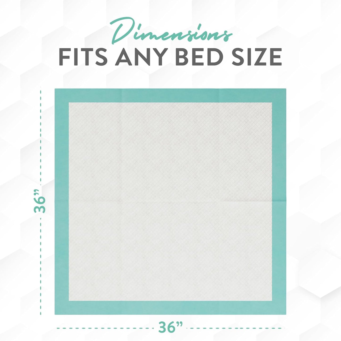 Inspire Extra Large Super Absorbent Disposable Bed Pads for Incontinence Ultra Thick and Absorbent