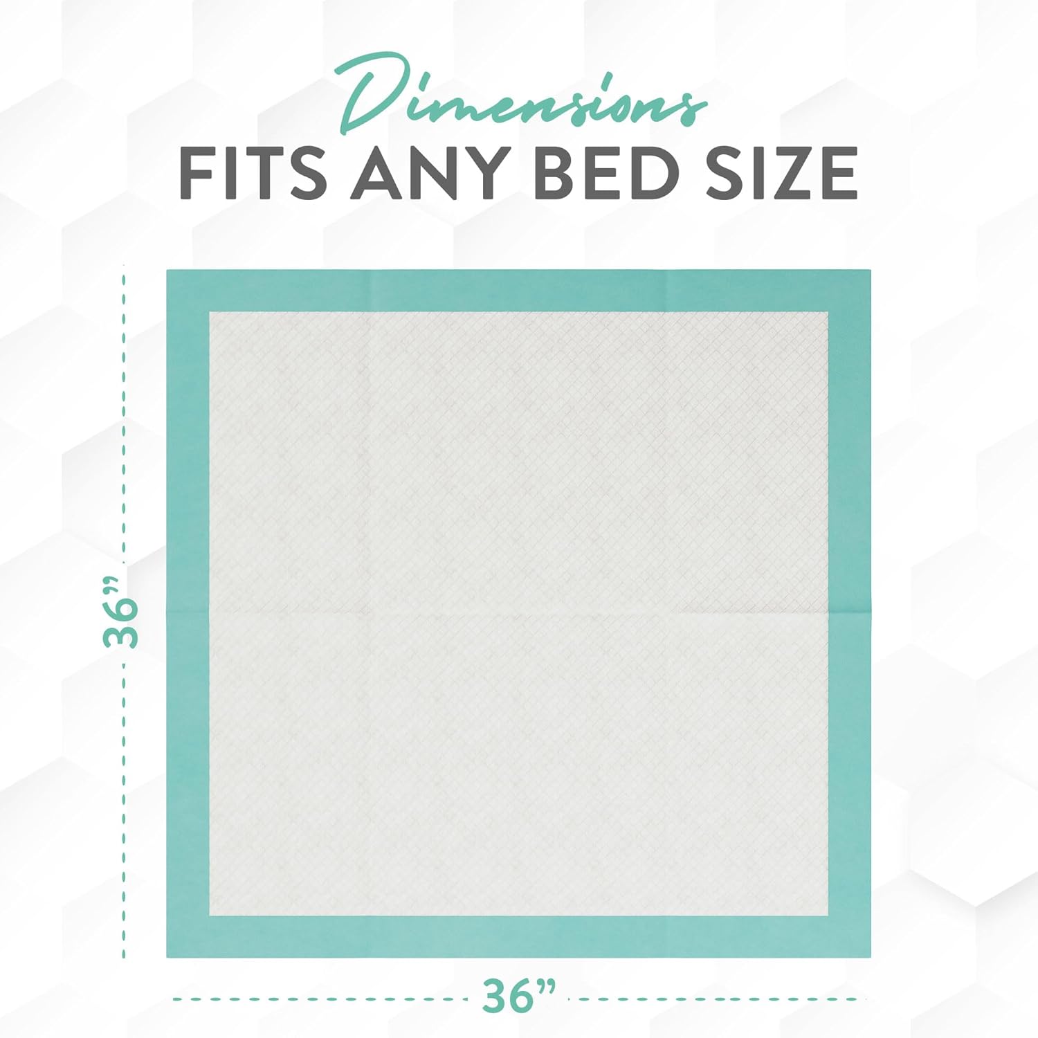 Inspire Extra Large Super Absorbent Disposable Bed Pads for Incontinence Ultra Thick and Absorbent