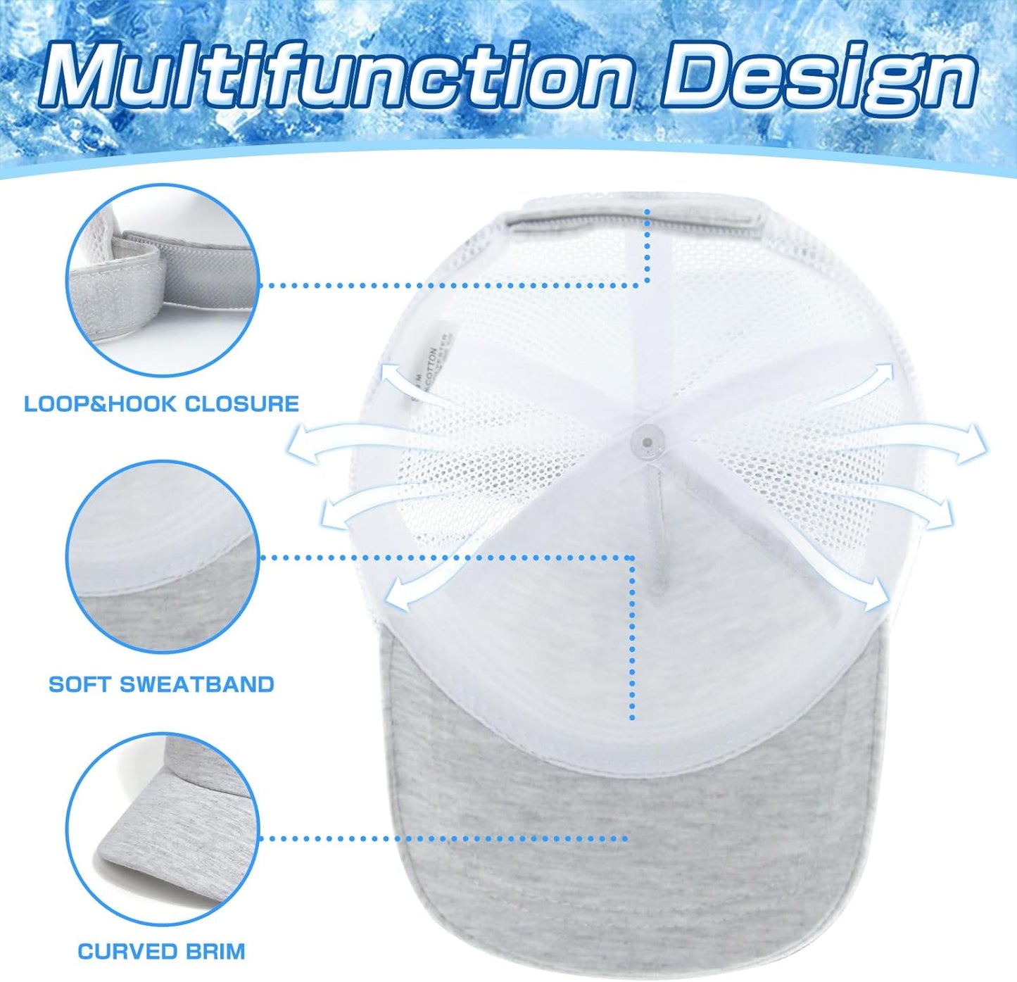 Duoyeree Toddler Baseball Cap Baby Cap Sun hat Print Dinosaur Pattern and Solid Color hat Kids boy Girl Age 0-8t