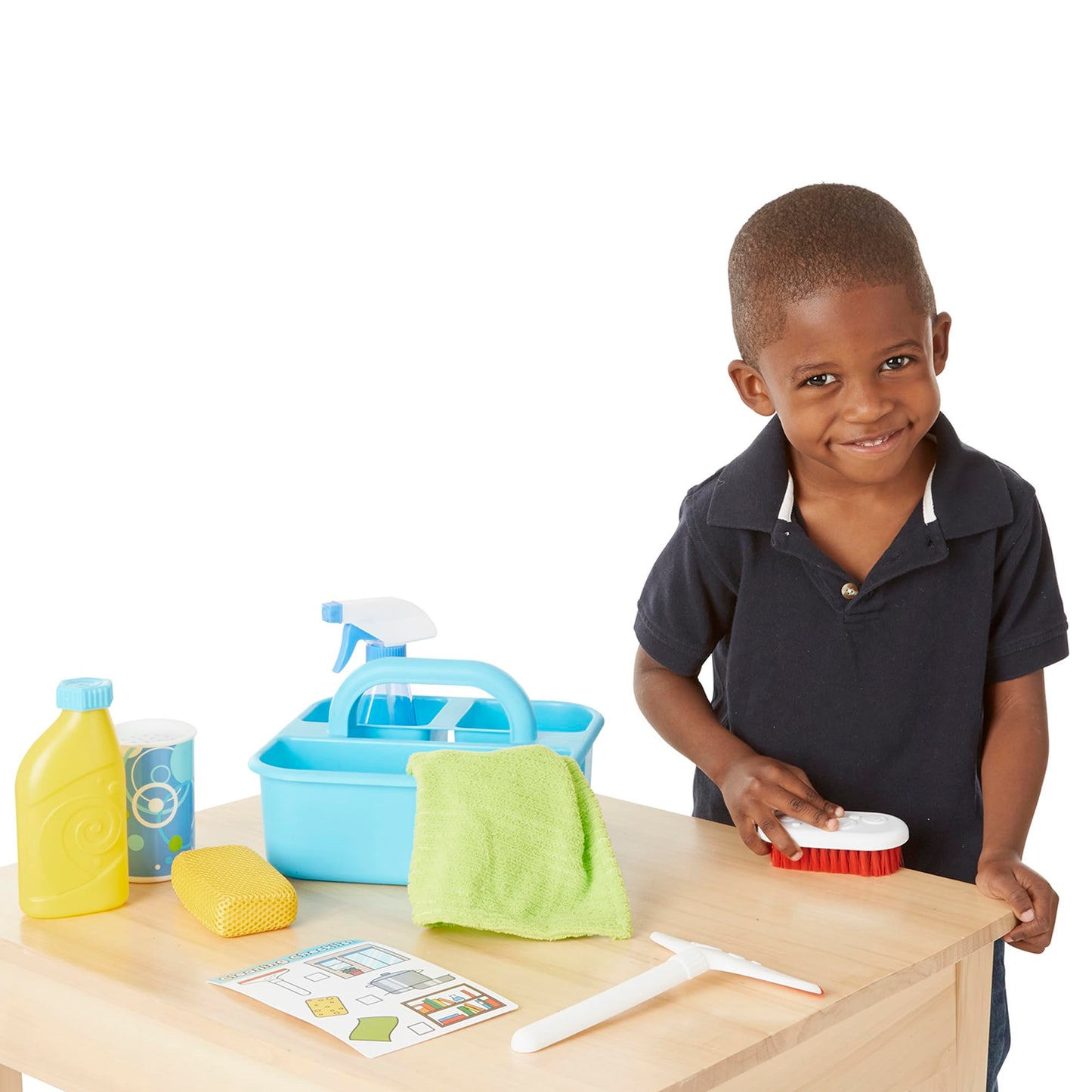 Melissa & Doug Spray, Squirt & Squeegee Play Set - Pretend Play Cleaning Set