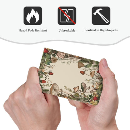 Decorative Switch Covers Plate Rustic Mushroom Garden Red Strawberry 1 Gang No Device Single Blank Outlet Covers Wall Plate Cover Light Switch Plate Electrical Faceplate for Bedroom Decor