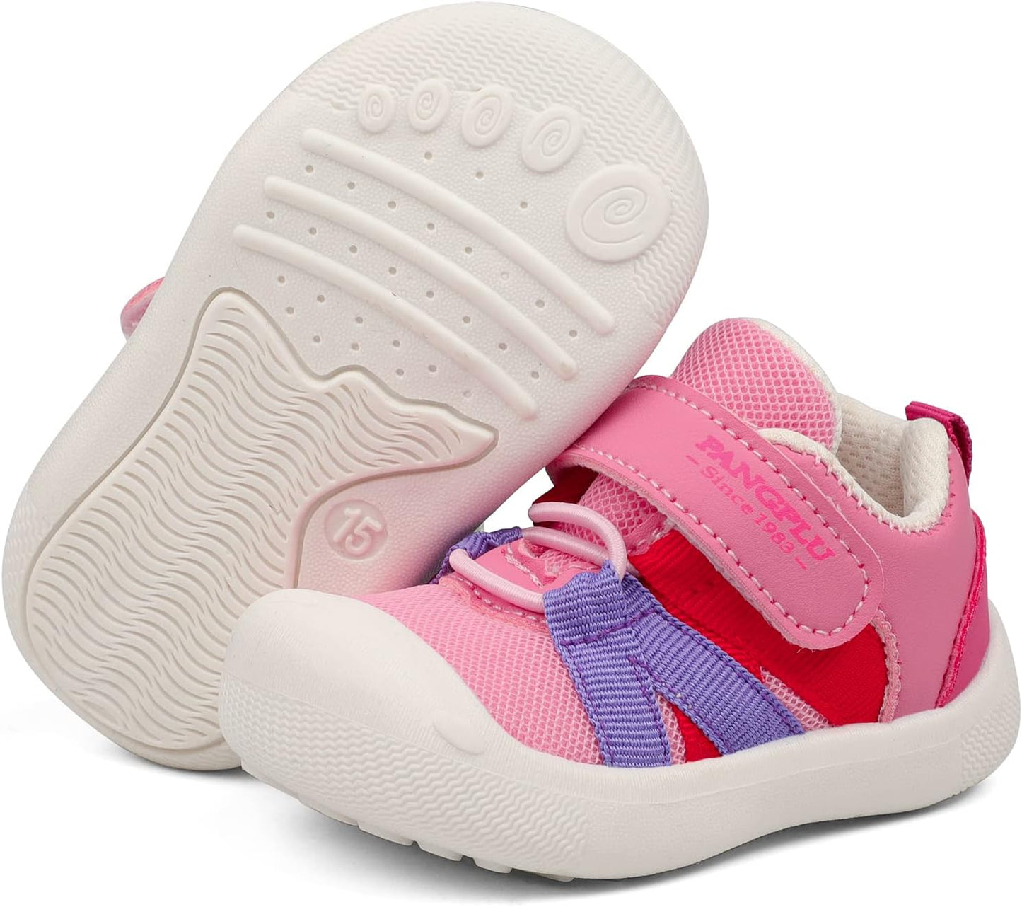 Baby Shoes Boys Girls First Walkers Cute Animals Toddler Sneakers Prewalkers Rubber Sole