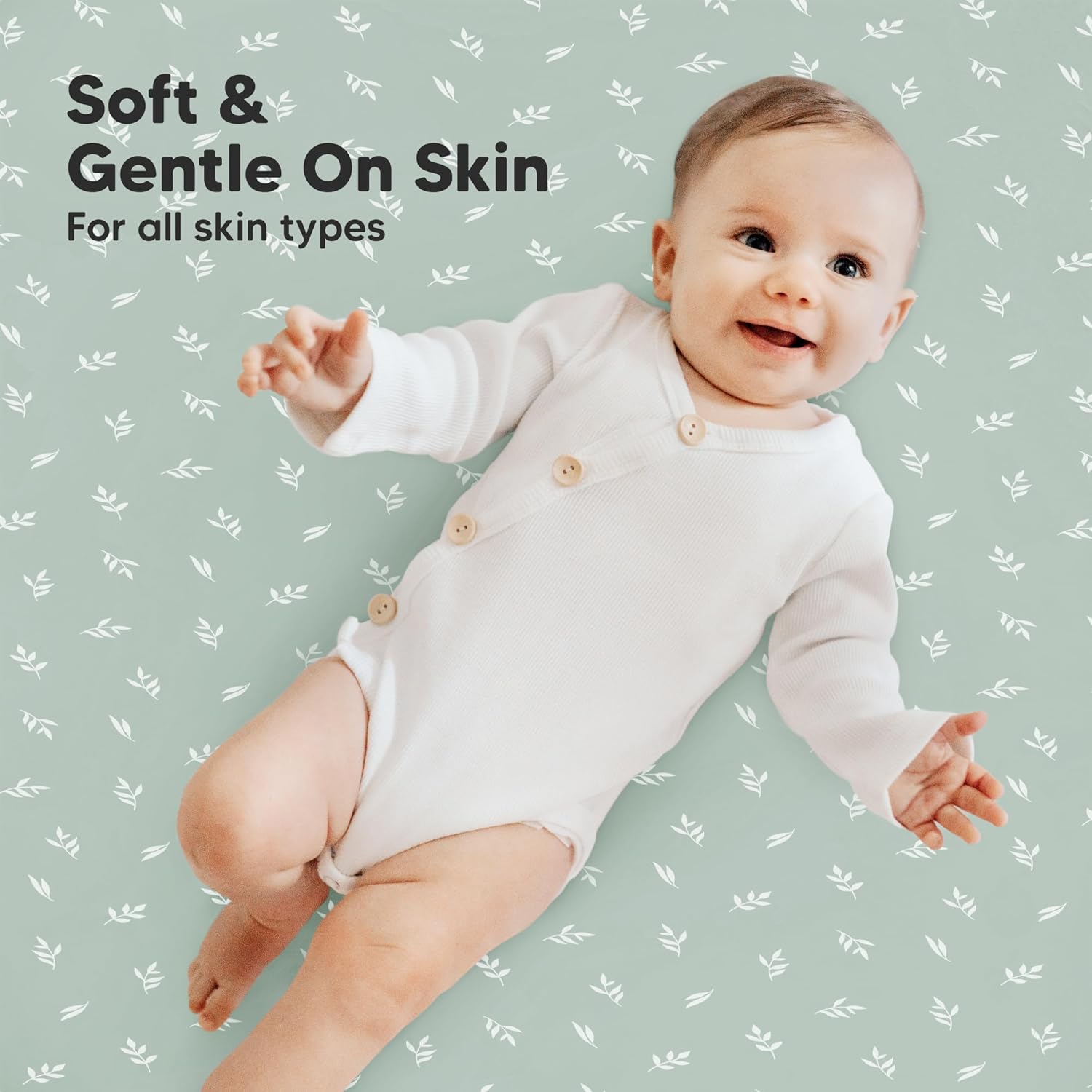 2-Pack Mini Crib Sheets Fitted - 38x26 Pack N Play Sheets for Pack and Play Mattress, Organic