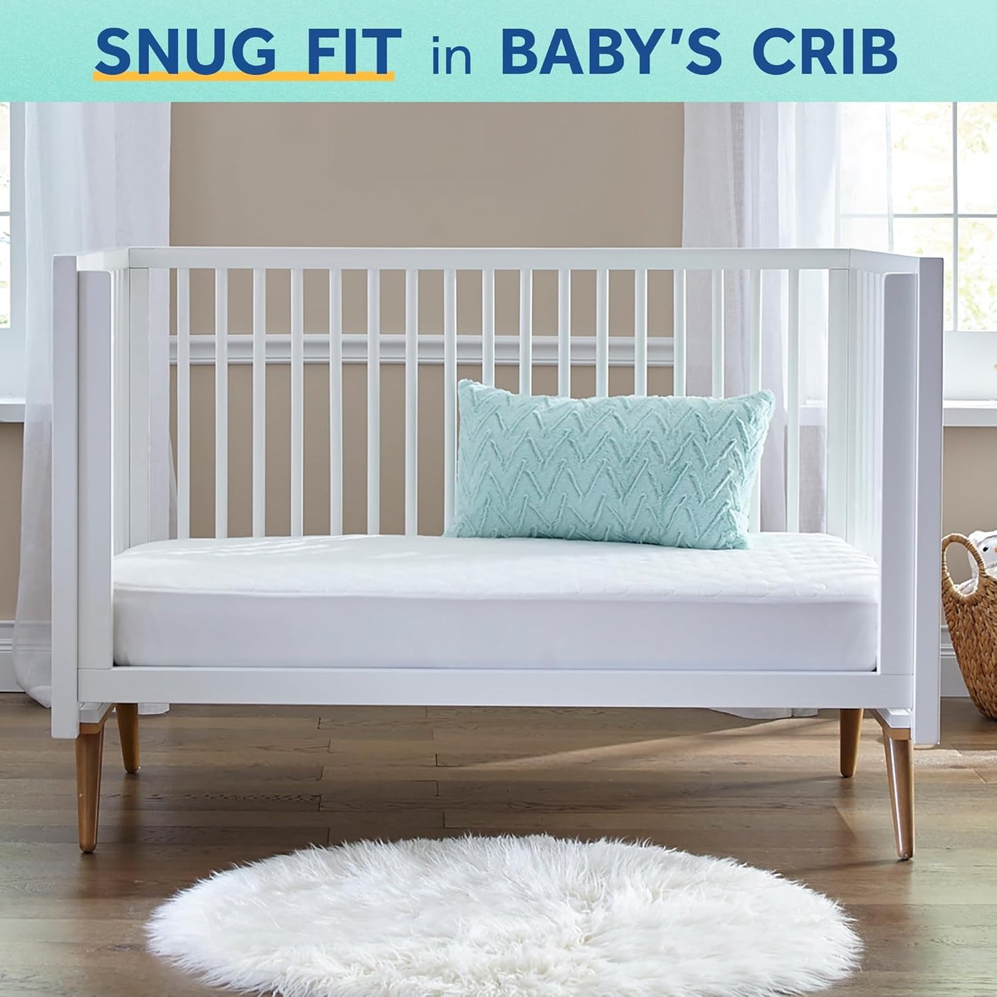Sealy Baby Cozy Cool Hybrid Breathable Crib Mattress, GREENGUARD GOLD Certified, Made in USA