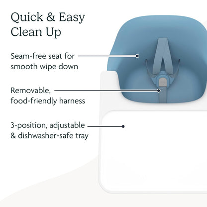 UPPAbaby Ciro High Chair/Sleek, Easy-to-Clean Design/Perfect-Fit Tray to Bring Baby to