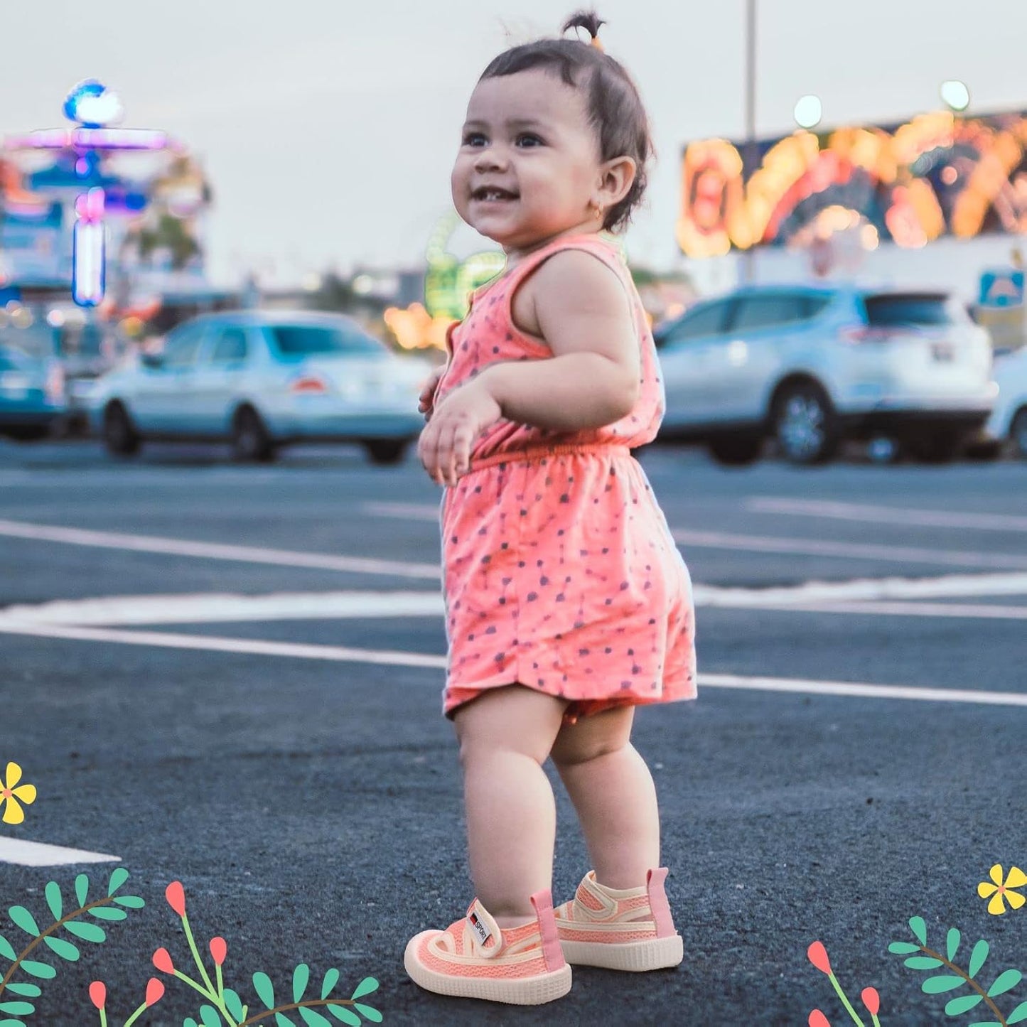 Baby Walking Shoes Toddler Girl Boy Soft Sole Breathable Mesh Slip on Summer Wide Shoes Infant Flexible Lightweight Non-Slip Safer Causal Tennis Shoes Toddler First Walkers Shoes Rubber Soles Outdoor