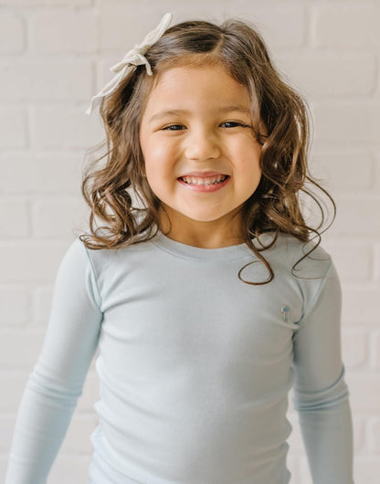 moimoln 6M-8Y Modal Cotton Solid Soft Breathable Baby Toddler Boys Girls Snug fit Pjs Long Sleeve Pajamas Set Sleepwear Daily