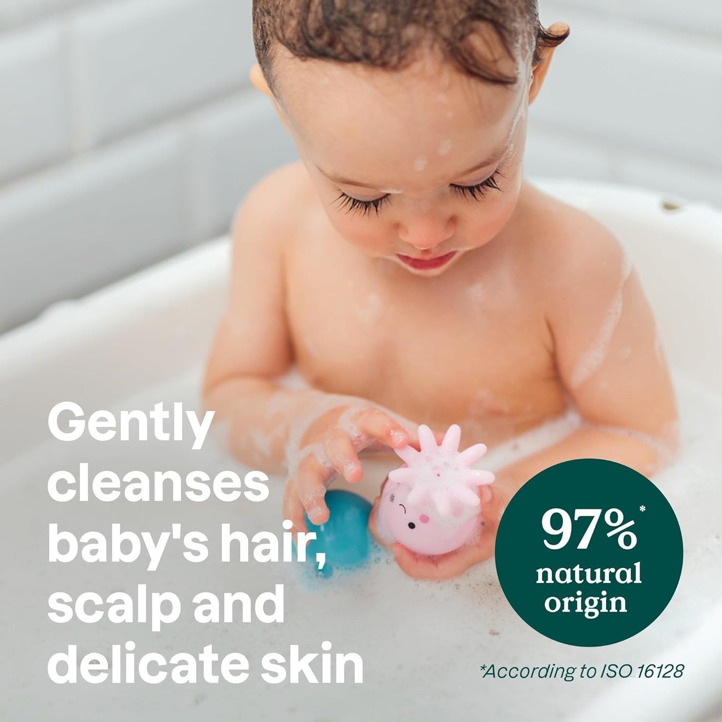 ATTITUDE 2-in-1 Shampoo and Body Wash for Baby, EWG Verified, Dermatologically Tested, Vegan