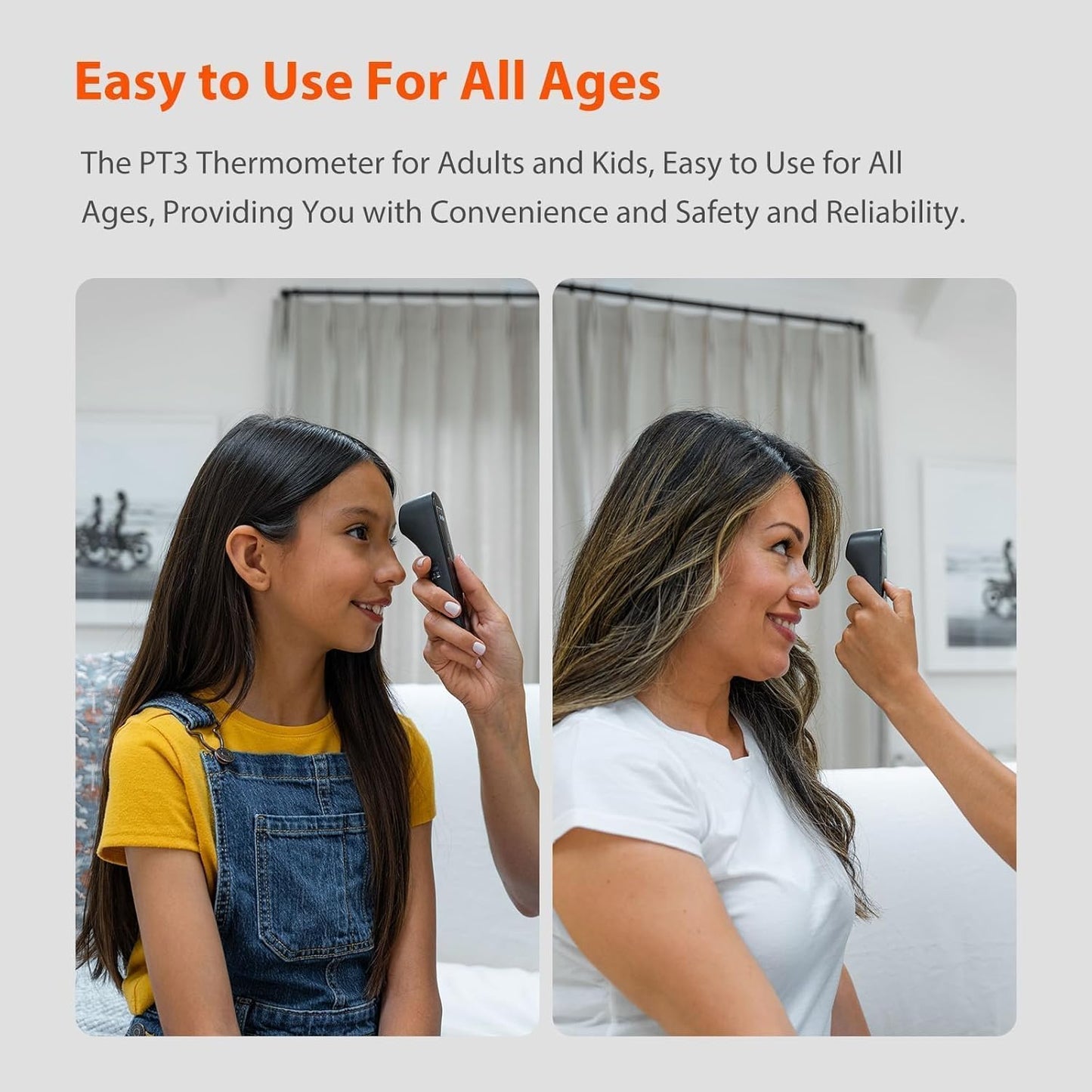 iHealth No-Touch Digital Forehead Thermometer for Adults, Babies, Kids - FSA HSA Eligible, 3