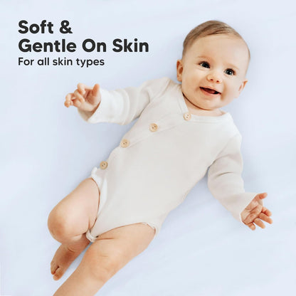 2-Pack Mini Crib Sheets Fitted - 38x26 Pack N Play Sheets for Pack and Play Mattress, Organic