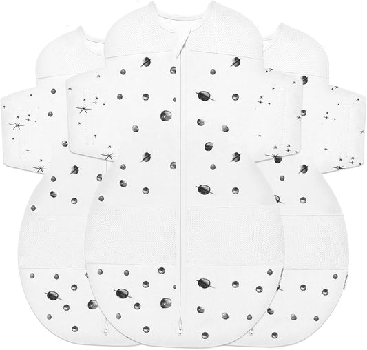 Happiest Baby SNOO Sleep Sack - 100% Organic Cotton Baby Swaddle Blanket - Doctor Designed Promotes