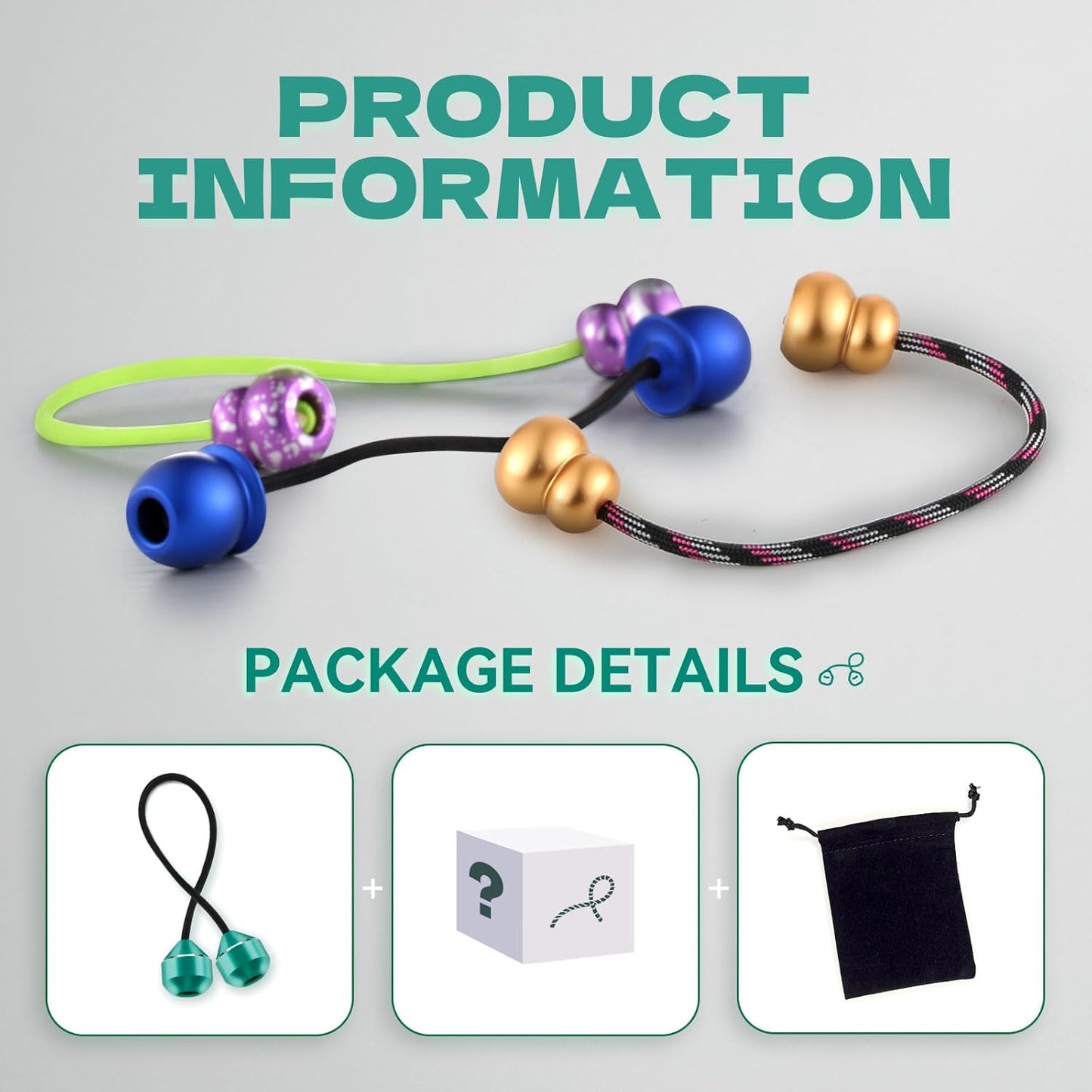 Begleri Fidget Beads - Worry Fidget Beads Spin & Bump - Made of Aluminum Alloy - for Men Women Youngs Skill Players Creates a Bit of Magic for You (UFO)