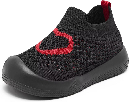 Eashi Baby Boy Girl Non-Skid Indoor Infant Walking Shoes Breathable Warm Elastic Sock Shoes with Memory Sole Protect Toes Outdoor Sneakers