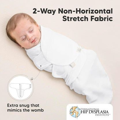 KeaBabies 3-Pack Organic Baby Swaddle Sleep Sacks - Swaddles for Newborns, Infant 0-3 Months, Baby