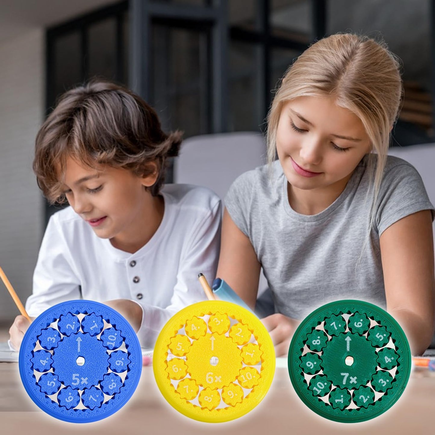 Math Fidget Spinners Educational Math Fact Fidget Spinners Learn Division & Multiplication Early Learning Education Toys